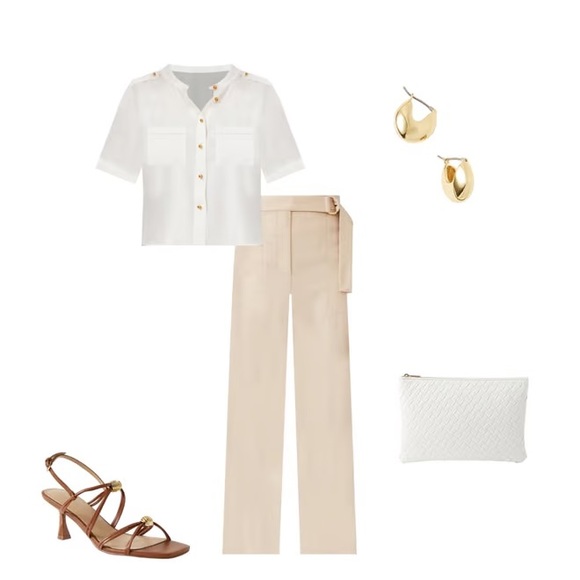 NWT Ann Taylor Utility Pocket Shirt - Picture 5 of 5